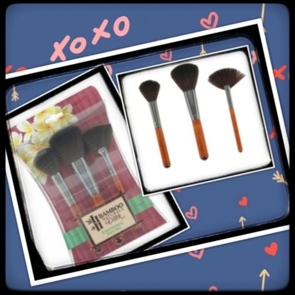 🆕️🎉SALE!!🎉💝Bamboo Naturals Dark Brush Set💝 - Picture 2 of 8